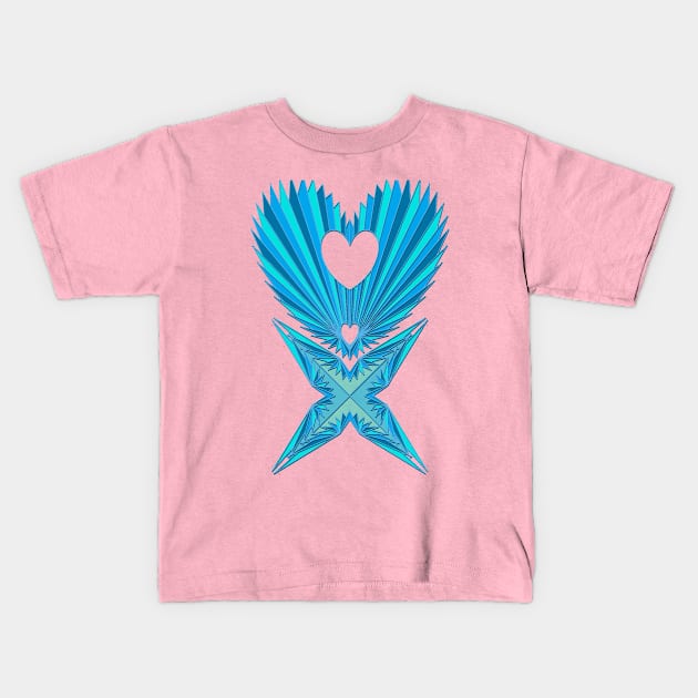 Chilly Heart Kids T-Shirt by razorcitywriter